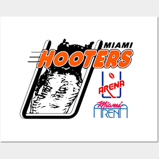 Miami Hooters 2side Posters and Art